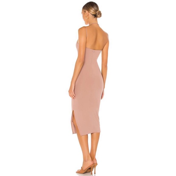 Privacy Please Mona Midi Dress in Mocha - Picture 4 of 10